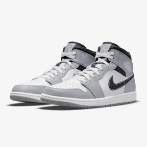 Tênis Air Jordan 1 Mid "Smoke Grey" Masculino Cinza