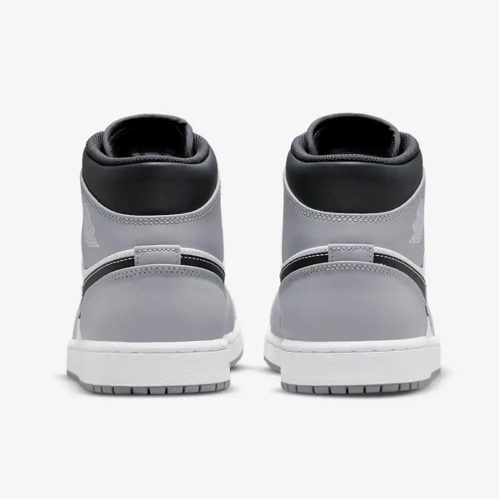 Tênis Air Jordan 1 Mid "Smoke Grey" Masculino Cinza