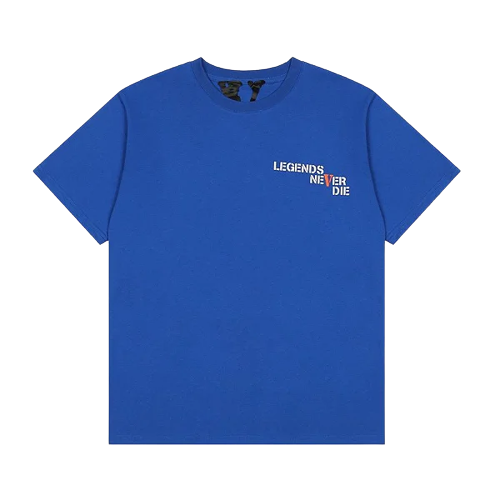 Camiseta Vlone x Juice WRLD Legends Never Die Azul