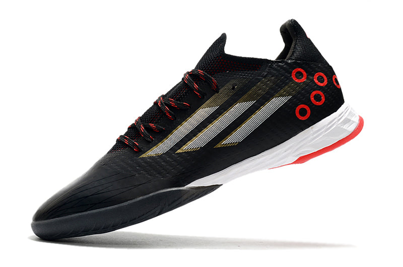 Chuteira Adidas X Speedflow. 1 Futsal Preto/Vermelho