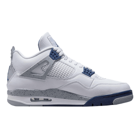 Tênis Air Jordan 4 "Midnight Navy" Branco / Azul