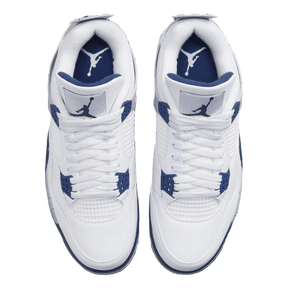 Tênis Air Jordan 4 "Midnight Navy" Branco / Azul