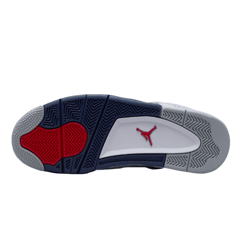 Tênis Air Jordan 4 "Midnight Navy" Branco / Azul