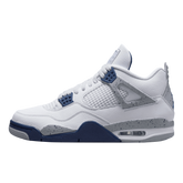 Tênis Air Jordan 4 "Midnight Navy" Branco / Azul