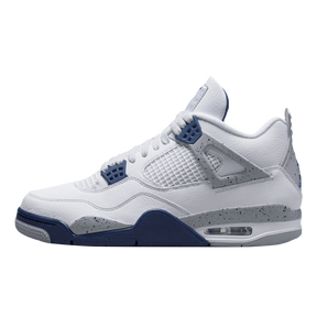Tênis Air Jordan 4 "Midnight Navy" Branco / Azul