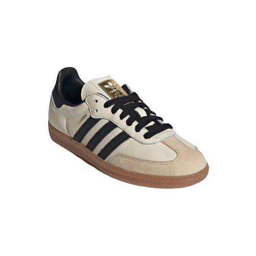 Tênis Adidas Samba OG "Cream White Core Black" Feminino Bege