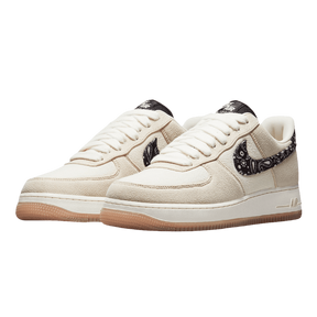 Tênis Air Force 1 "Paisley Swoosh" Preto / Bege
