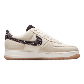 Tênis Air Force 1 "Paisley Swoosh" Preto / Bege