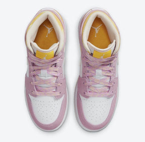 Tênis Air Jordan 1 "Mid Arctic Pink" Feminino Rosa