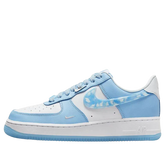 Tênis Air Force 1 "Nail Art" Branco / Azul