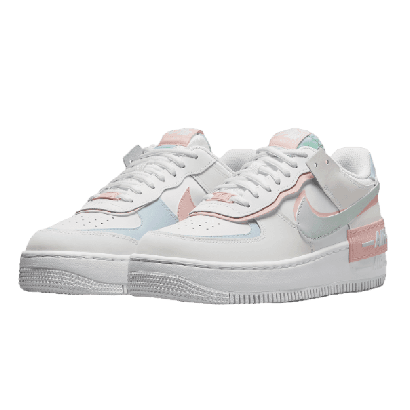 Tênis Air Force 1 Shadow "Atmosphere" Branco / Verde