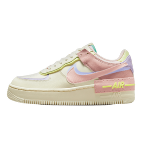 Tênis Air Force 1 Shadow "Cashmere" Branco / Rosa