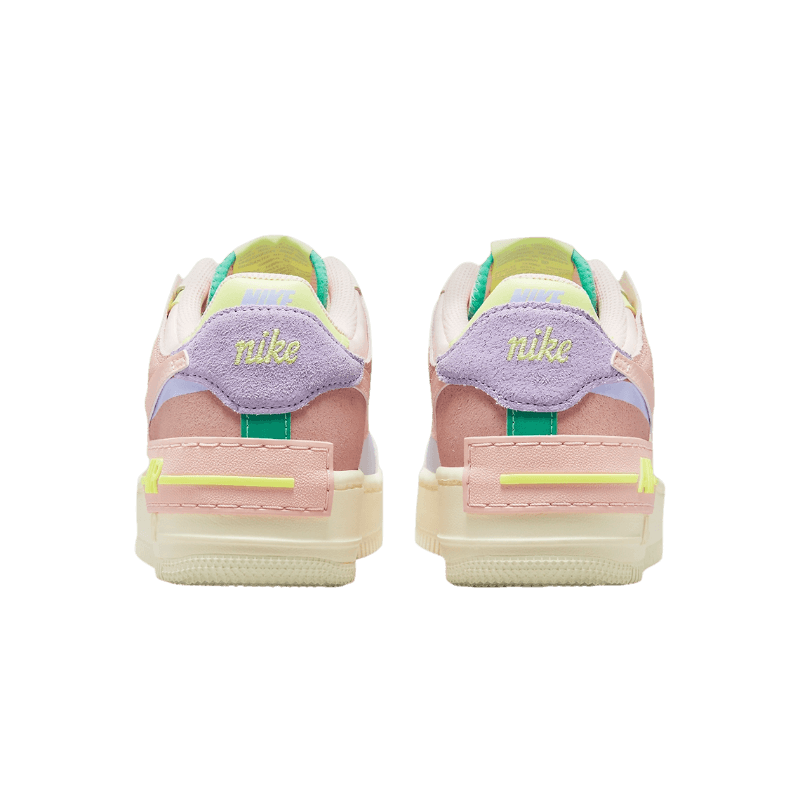 Tênis Air Force 1 Shadow "Cashmere" Branco / Rosa