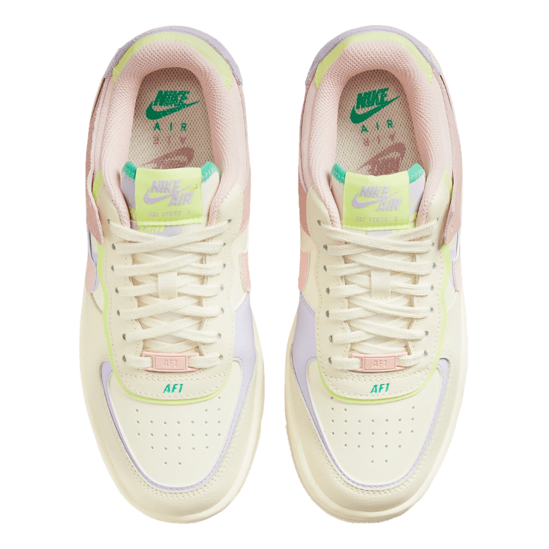 Tênis Air Force 1 Shadow "Cashmere" Branco / Rosa