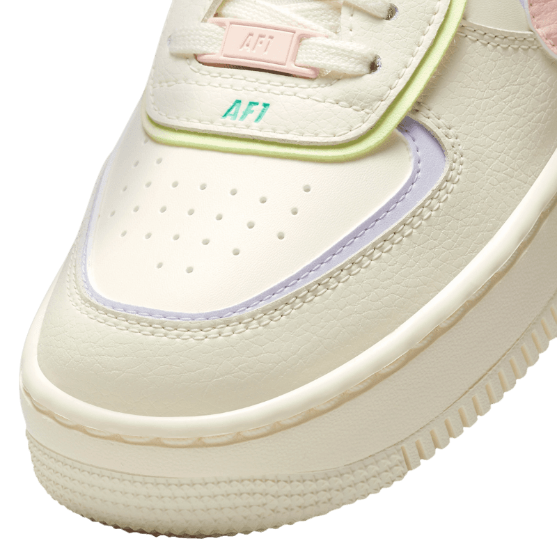 Tênis Air Force 1 Shadow "Cashmere" Branco / Rosa