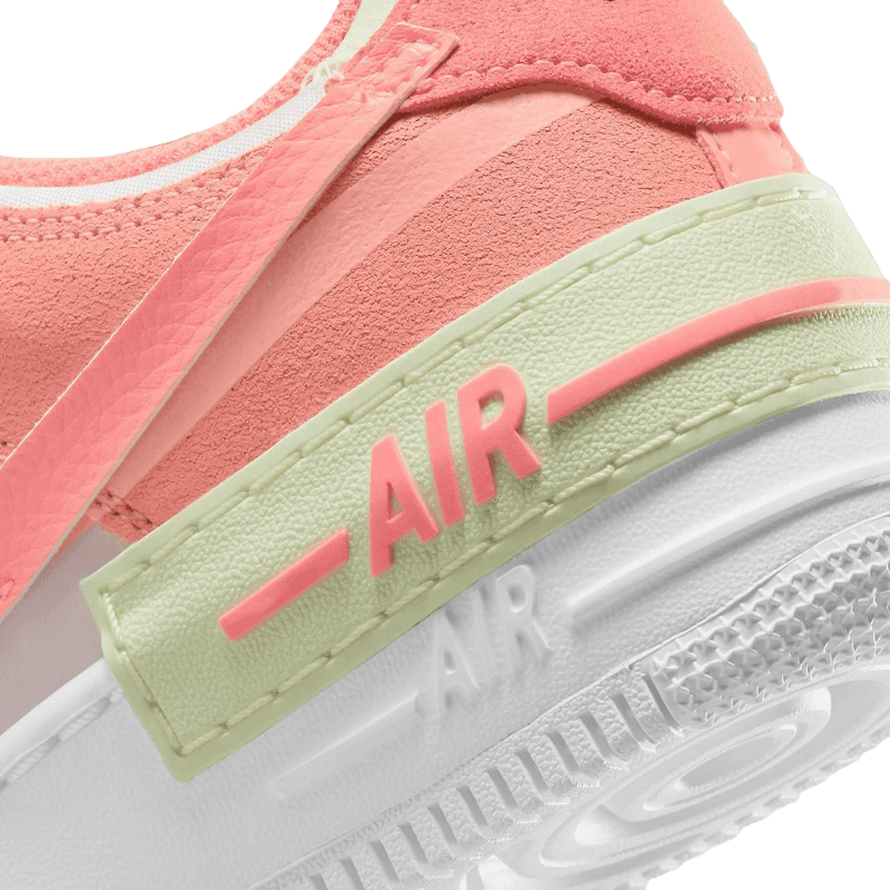 Tênis Air Force 1 Shadow "Magic Ember" Branco / Rosa