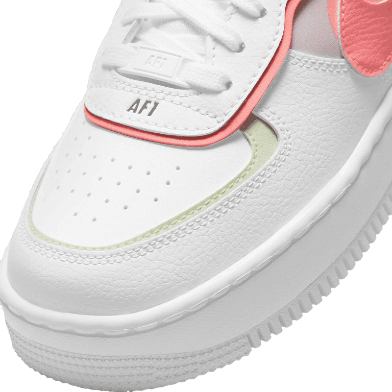 Tênis Air Force 1 Shadow "Magic Ember" Branco / Rosa