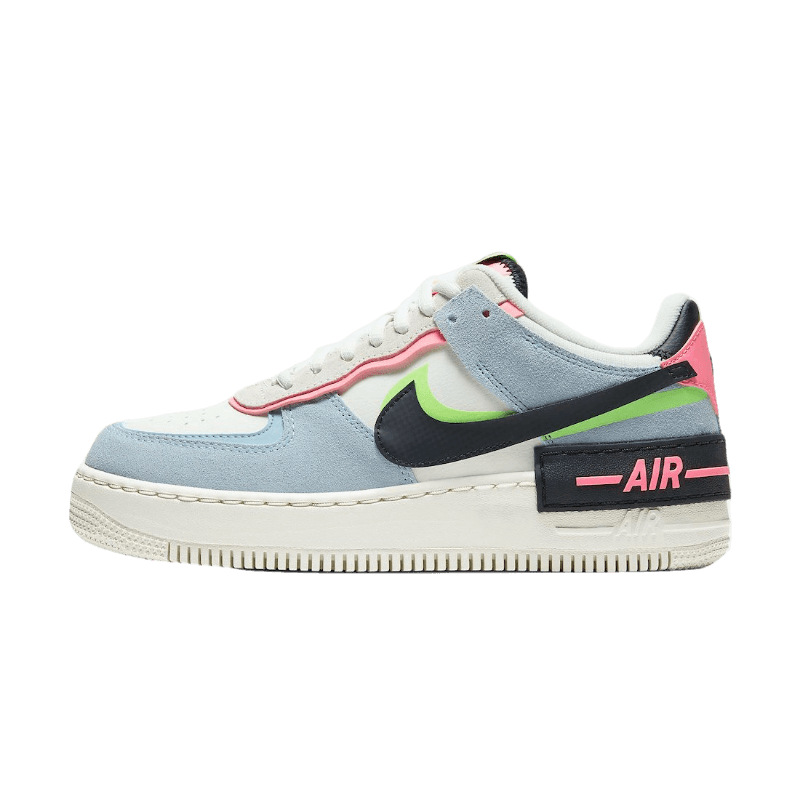 Tênis Air Force 1 Shadow "Sunset Pulse" Branco / Cinza