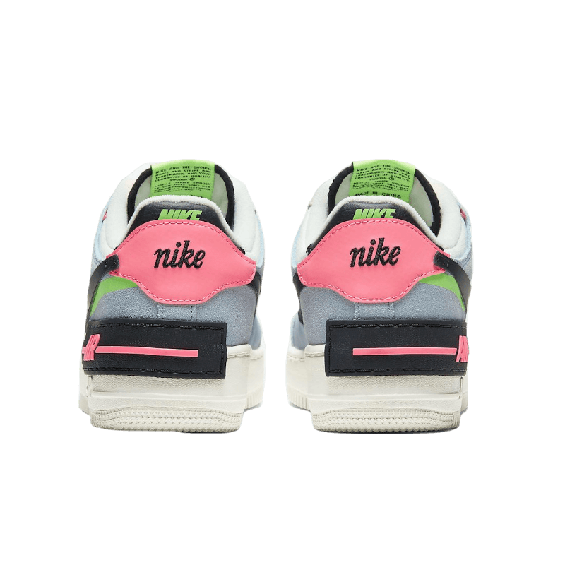 Tênis Air Force 1 Shadow "Sunset Pulse" Branco / Cinza