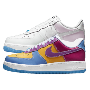Tênis Air Force 1 "UV Full Reactive" Branco / Azul