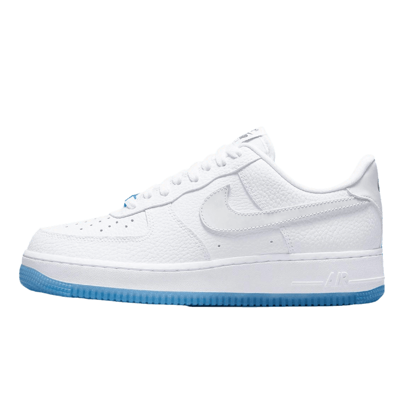 Tênis Air Force 1 "UV Reactive Swoosh" Branco / Azul