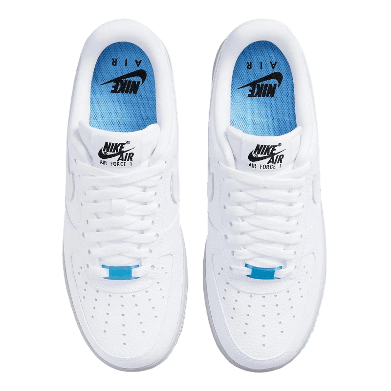 Tênis Air Force 1 "UV Reactive Swoosh" Branco / Azul