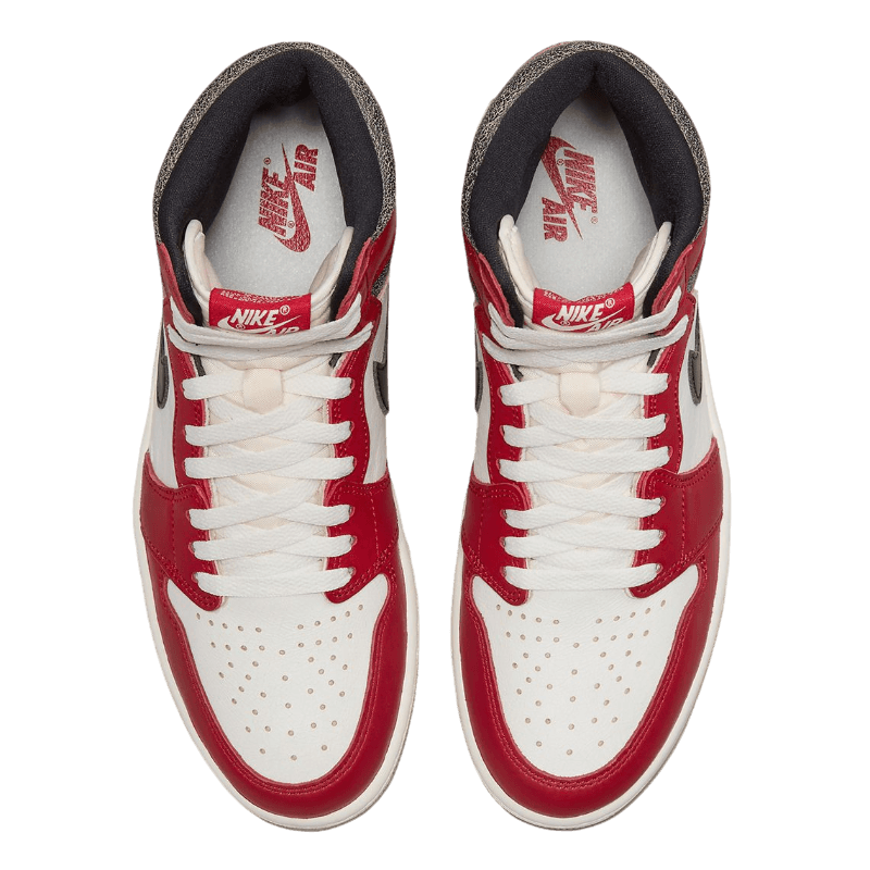 Tênis Air Jordan 1 High "Chicago Lost and Found" Vermelho