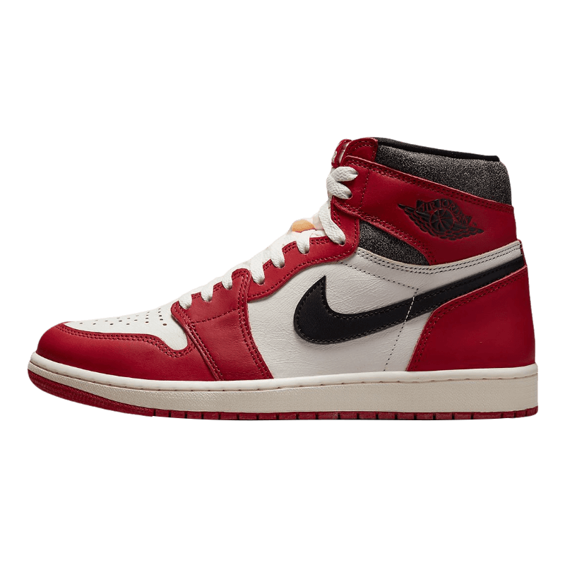 Tênis Air Jordan 1 High "Chicago Lost and Found" Vermelho
