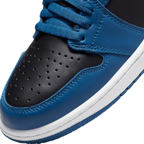 Tênis Air Jordan 1 High "Dark Marina Blue" Preto / Azul