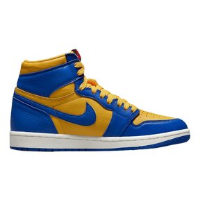 Tênis Air Jordan 1 High OG "Reverse Laney" Azul / Amarelo