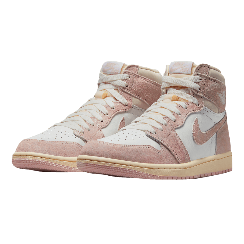Tênis Air Jordan 1 High OG "Washed Pink" Feminino Rosa