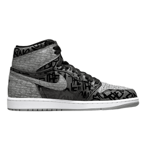 Tênis Air Jordan 1 High "Rebellionaire" Masculino Preto / Cinza