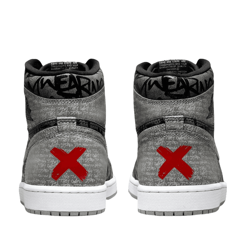 Tênis Air Jordan 1 High "Rebellionaire" Masculino Preto / Cinza