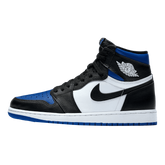 Tênis Air Jordan 1 High "White Royal Toe" Preto / Azul