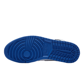 Tênis Air Jordan 1 High "White Royal Toe" Preto / Azul