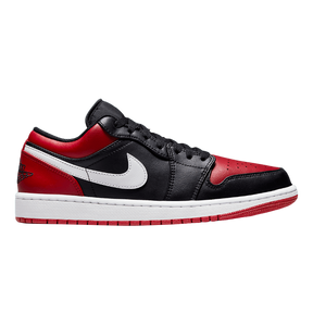 Tênis Air Jordan 1 Low "Alternate Bred Toe" Preto / Vermelho