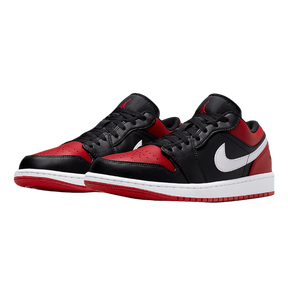 Tênis Air Jordan 1 Low "Alternate Bred Toe" Preto / Vermelho