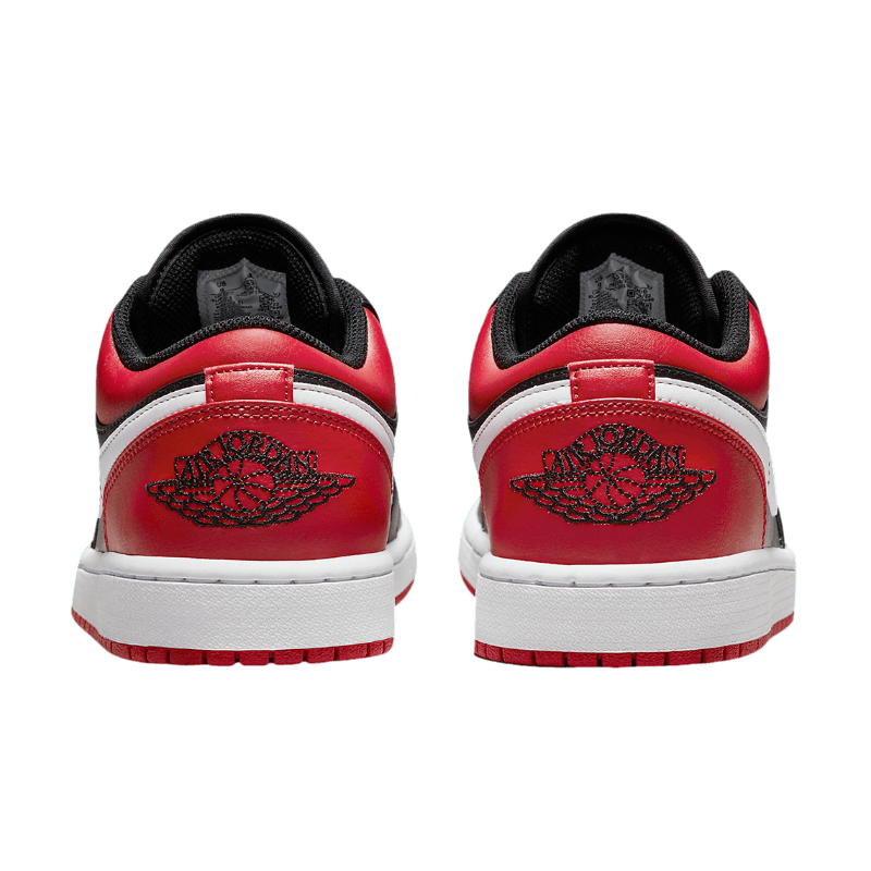 Tênis Air Jordan 1 Low "Alternate Bred Toe" Preto / Vermelho