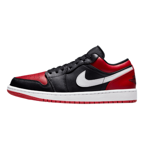 Tênis Air Jordan 1 Low "Alternate Bred Toe" Preto / Vermelho