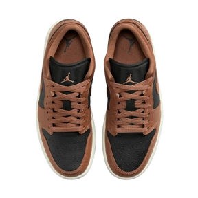 Tênis Air Jordan 1 Low "Archaeo Brown" Preto / Marrom