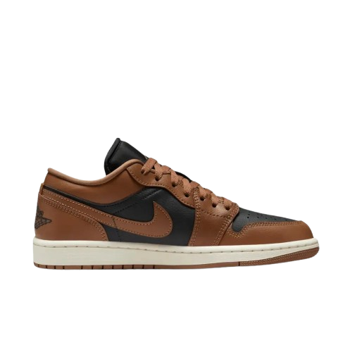 Tênis Air Jordan 1 Low "Archaeo Brown" Preto / Marrom