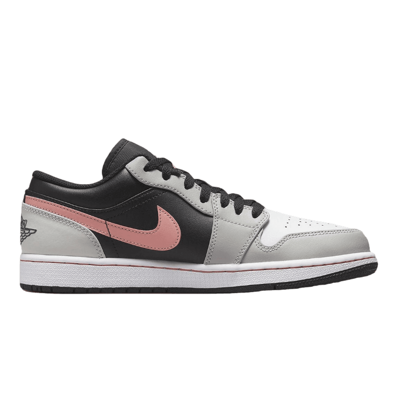 Tênis Air Jordan 1 Low Black "Grey Pink" Preto / Cinza