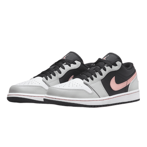 Tênis Air Jordan 1 Low Black "Grey Pink" Preto / Cinza