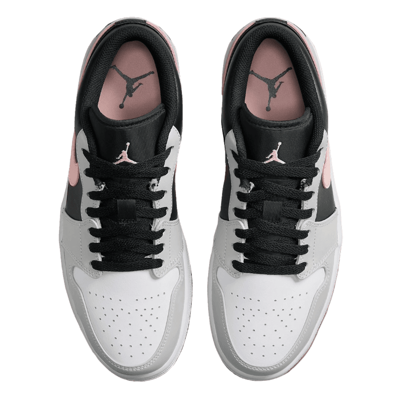 Tênis Air Jordan 1 Low Black "Grey Pink" Preto / Cinza