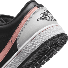 Tênis Air Jordan 1 Low Black "Grey Pink" Preto / Cinza