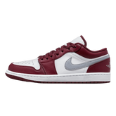 Tênis Air Jordan 1 Low "Bordeaux" Vinho / Branco