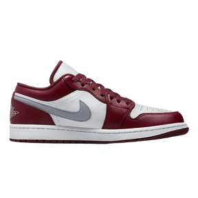 Tênis Air Jordan 1 Low "Bordeaux" Vinho / Branco