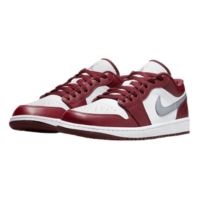 Tênis Air Jordan 1 Low "Bordeaux" Vinho / Branco
