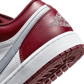 Tênis Air Jordan 1 Low "Bordeaux" Vinho / Branco