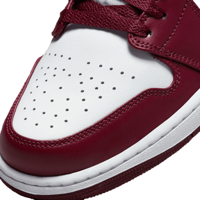 Tênis Air Jordan 1 Low "Bordeaux" Vinho / Branco
